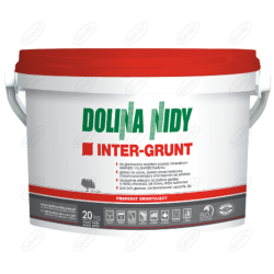 PREPARAT GRUNTUJĄCY INTER-GRUNT CZERWONY 20 KG DOLINA NIDY