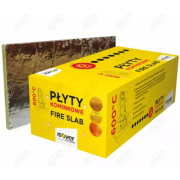 PŁYTY KOMINKOWE ZE SKALNEJ WEŁNY MINERALNEJ GRUBOŚĆ 50 MM 1000/500 3.0 M2 W OPAKOWANIU ISOVER