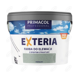 ELEWACYJNA FARBA STRUKTURALNA EXTERIA POPIELATY 9 L PRIMACOL