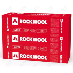 PŁYTY ZE SKALNEJ WEŁNY MINERALNEJ SUPERROCK GRUBOŚĆ 50 MM 1000/610 9,15 M2/OPAKOWANIE ROCKWOOL