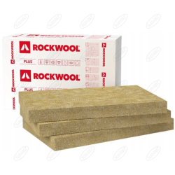 PŁYTY Z WEŁNY MINERALNEJ ROCKMIN PLUS GRUBOŚĆ 75 MM 100/610 7,32 M2 W OPAKOWANIU ROCKWOOL