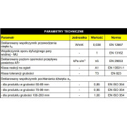 PŁYTY Z WEŁNY MINERALNEJ POLTERM-UNI GRUBOŚĆ 70 MM 1200/600 5,76 M2 ISOVER
