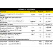 PŁYTY Z WEŁNY MINERALNEJ SUPER-VENT GRUBOŚĆ 100 MM 1200/600 ISOVER