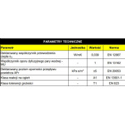 WEŁNA MINERALNA UNI-MATA GRUBOŚĆ 100 MM 9,60 M2 W ROLCE ISOVER