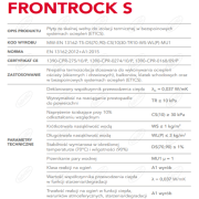 PŁYTY Z WEŁNY MINERALNEJ FRONTROCK S GRUBOŚĆ 20 MM 1000/600 4,8 M2/OPAKOWANIE 134,4 M2/PALETA ROCKWOOL