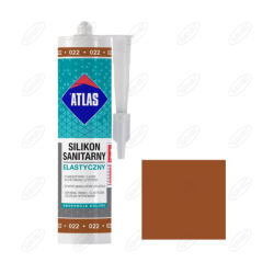 SILIKON SANITARNY ELASTYCZNY 022 ORZECHOWY 280 ML ATLAS