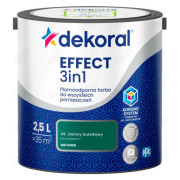 FARBA LATEKSOWA PLAMOODPORNA EFFECT ZIELONY BUTELKOWY 49 2,5L DEKORAL