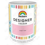 FARBA LATEKSOWA DESIGNER COLOUR MAT CANDY PINK 5L BECKERS