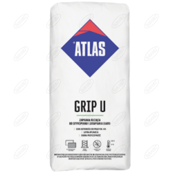 ZAPRAWA KLEJOWA DO STYROPIANU I SIATKI GRIP U 25 KG PALETA 48 SZTUK ATLAS