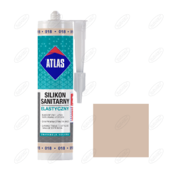 SILIKON SANITARNY ELASTYCZNY 018 BEŻ PASTELOWY 280 ML ATLAS