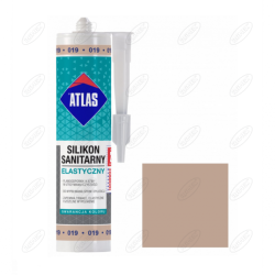 SILIKON SANITARNY ELASTYCZNY 019 JASNY BEŻ 280 ML ATLAS