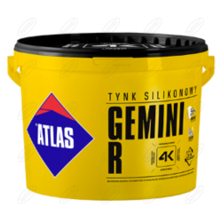 BAZA TYNKU SILIKONOWEGO SAH N150 GEMINI R SZARA 25 KG ATLAS