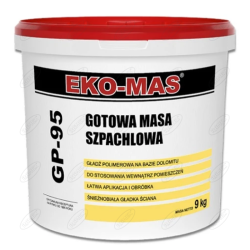 GOTOWA MASA SZPACHLOWA GP-95 9 KG EKO-MAS