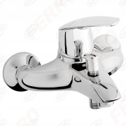 Bateria wannowa jednouchwytowa ścienna Ferro Metalia chrom