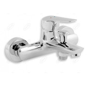 Bateria wannowa jednouchwytowa ścienna Ferro Dijon chrom