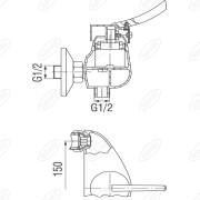 FERRO VERONA WERONA BTW7 bateria natryskowa prysznicowa chrom klasyczna