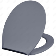 Deska sedesowa Duschy Soft Eco odcienie szarości i srebra polipropylen