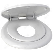 Deska sedesowa Duschy Soft Junior biały polipropylen