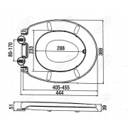 Deska sedesowa Duschy Soft Junior biały polipropylen