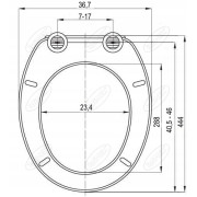 Deska sedesowa Duschy Soft Junior biały polipropylen