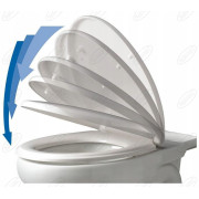 Deska sedesowa Duschy Soft Eco biały polipropylen