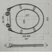 Deska sedesowa Duschy Soft Eco biały polipropylen