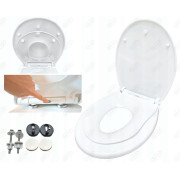 Deska sedesowa Duschy Soft Junior biały polipropylen