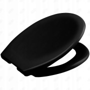 Deska sedesowa Duschy Soft touch czarny polipropylen