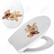 Deska sedesowa Duschy Shell Lux wielokolorowy duroplast