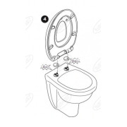 Deska sedesowa Duschy Stone Lux wielokolorowy duroplast