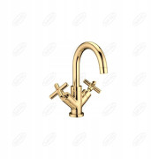 Bateria umywalkowa stojąca Omnires Modern złoty