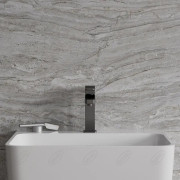 Bateria umywalkowa stojąca Omnires Slide grafitowy