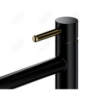 Bateria umywalkowa stojąca Omnires czarny