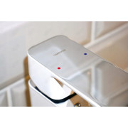 Bateria umywalkowa stojąca Omnires Apure biały