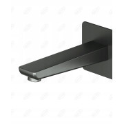 Bateria umywalkowa podtynkowa Omnires Parma grafitowy