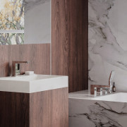 Bateria umywalkowa stojąca Omnires FRESH chrom