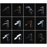 Bateria umywalkowa stojąca Omnires Art deco