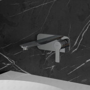 Bateria umywalkowa podtynkowa Omnires siena chrom