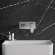 Bateria umywalkowa podtynkowa Omnires siena chrom