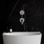 OMNIRES Y Y1215NNI | Bateria umywalkowa podtynkowa nikiel PVD, obrotowa wylewka, minimalistyczny design