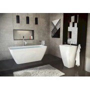 Umywalka Stojąca prostokątna Omnires Parma M 55 cm biały