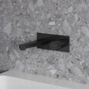 Bateria umywalkowa podtynkowa Omnires Contour czarny