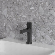 OMNIRES CONTOUR CT8010AT | Bateria umywalkowa antracytowa PVD, nowoczesny design, oszczędność wody