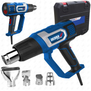 OPALARKA 2000 W LCD 4 DYSZE WALIZKA Z AKCESORIAMI DEDRA DED7978