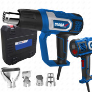 OPALARKA 2000 W LCD 4 DYSZE WALIZKA Z AKCESORIAMI DEDRA DED7978