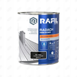 RAFIL RADACH FARBA NA DACH CZARNY,RAL9005, PÓŁMAT,750ML,ŚNIEŻKA