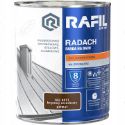 RAFIL RADACH FARBA NA DACH BRĄZOWY ORZECH, RAL8011, PÓŁMAT,750ML,ŚNIEŻKA