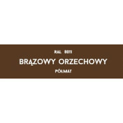 RAFIL RADACH FARBA NA DACH BRĄZOWY ORZECH, RAL8011, PÓŁMAT,750ML,ŚNIEŻKA
