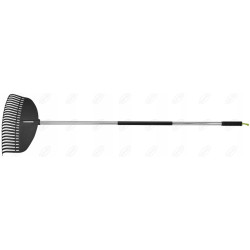 Grabie do liści Stalco Garden 50 cm Ogrodowe Lekkie Trwałe Aluminium Czarne