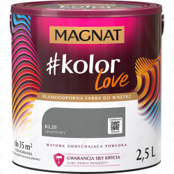 Farba lateksowa ścienna Magnat 2,5 l Grafitowy mat
